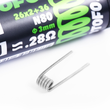 Dual Core Fused Clapton Ni80 0.28Ohm Pre Built Coil Dual Core Fused Clapton Ni80 0.28Ohm Pre Built Coil