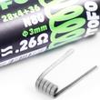 Quad Core Fused Clapton Ni80 Pre Built Coil Quad Core Fused Clapton Ni80 Pre Built Coil