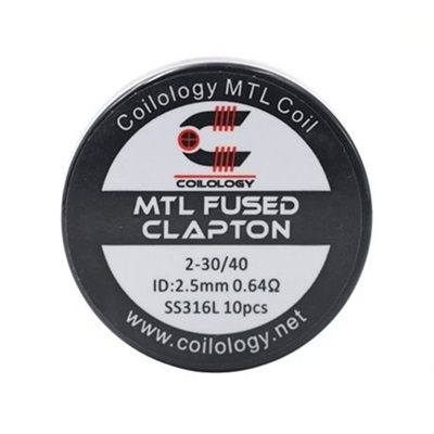MTL Fused Clapton SS316L 0.64Ohm Pre Built Coil