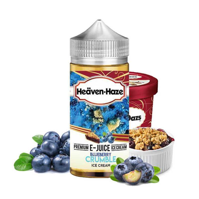 Blueberry Crumble Ice Cream