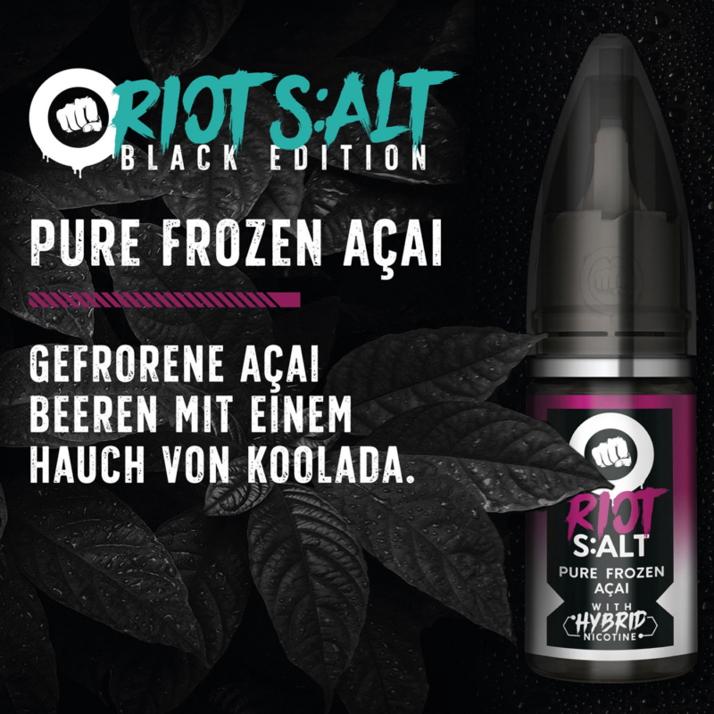 Riot Salt - Black Edition - Pure Frozen Acai