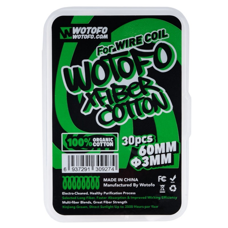 Wotofo XFiber Cotton 3mm 30pcs